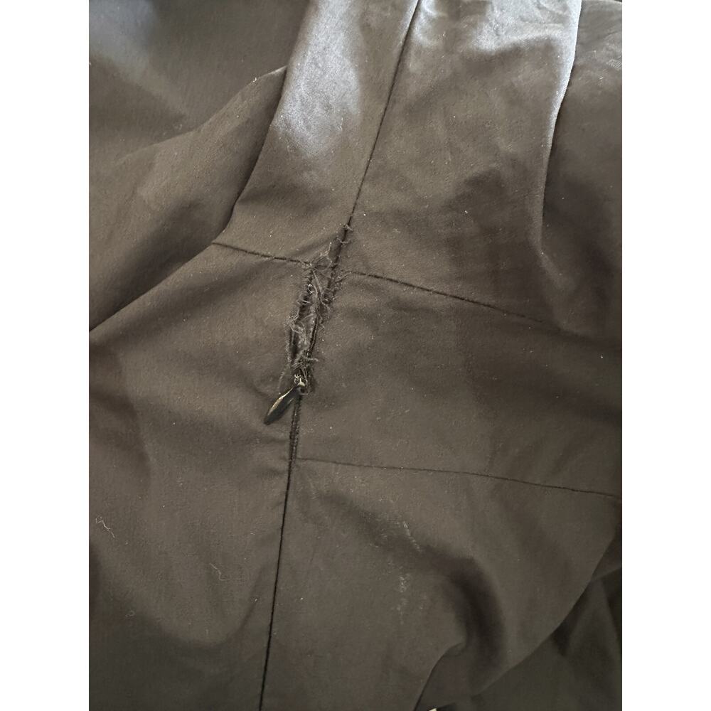 *Flawed* Victorian Choice Black Blouse Steampunk Witchy Goth Button Top Medium - Picture 8 of 16